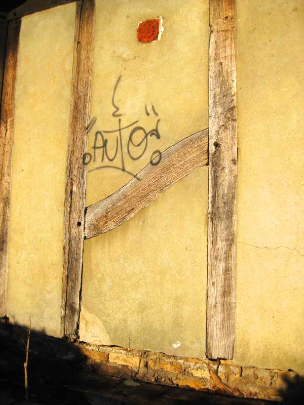 Graffiti on the Physic Well wall