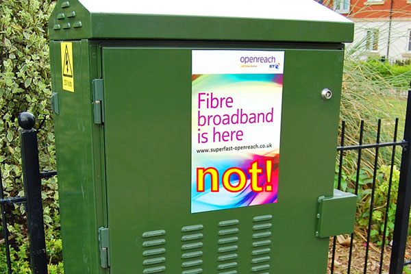 BT broadband is not available to all High Barnet residents