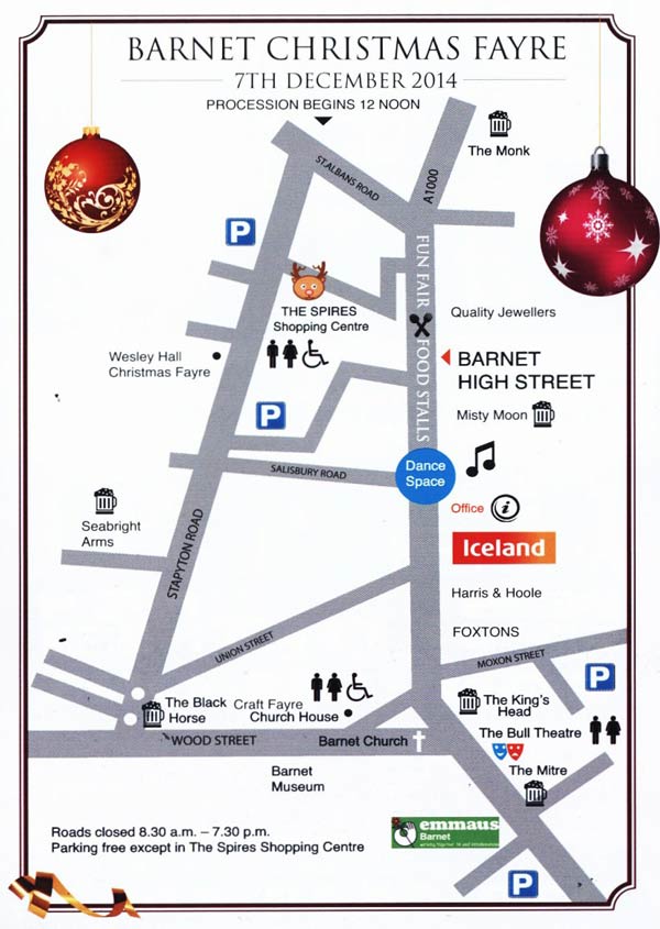 Christmas Fair map