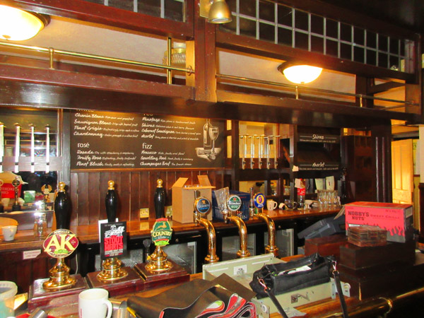 The main bar of the Old Red Lion on the day the pub ceased trading