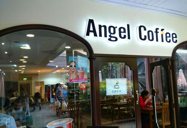 Angel Coffee in the Spires at the former Oasis site