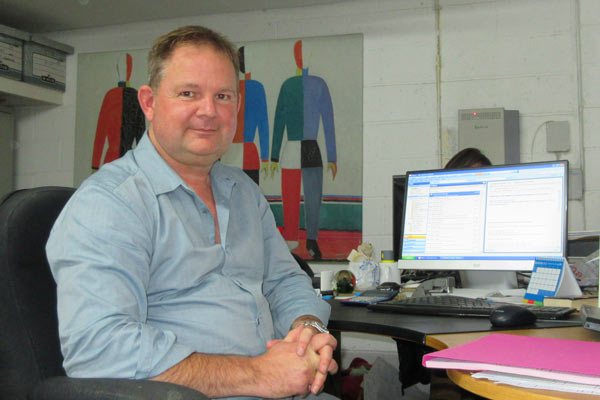 Chris Belsey, director of Sterling Printing, one of up to 30 businesses and workshops that is trying to find new premises