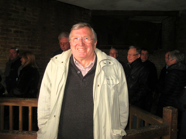 Dennis Bird, a volunteer from Barnet Museum, welcomed visitors