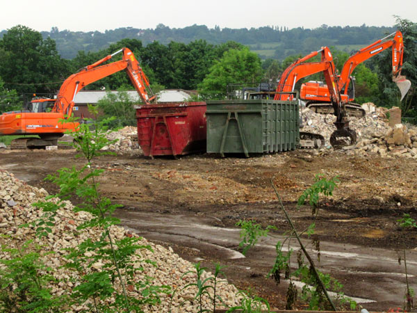 Demolition work on the Elmbank site should be completed by July