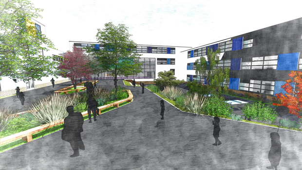 Artists impression of the school