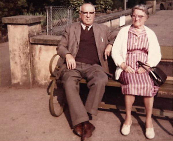 Bert Plummer and his wife Lilly