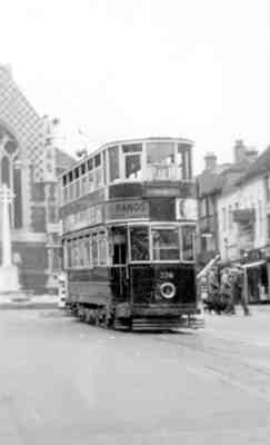 Tram in High Barnet