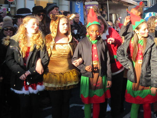 Christmas Fayre dancers