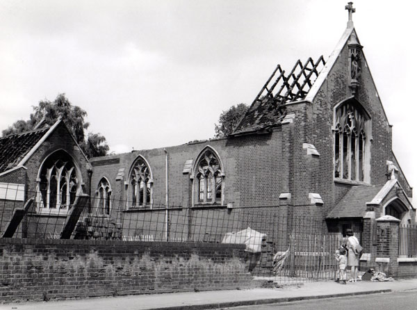 St Gregs burnt down in 1973