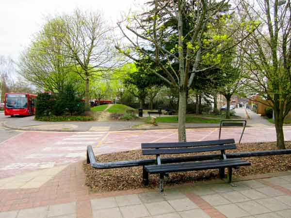 If Barnet Council agrees the green space opposite the Stapylton Road entrance to The Spires might be re-landscaped to provide more space for a revamped Market