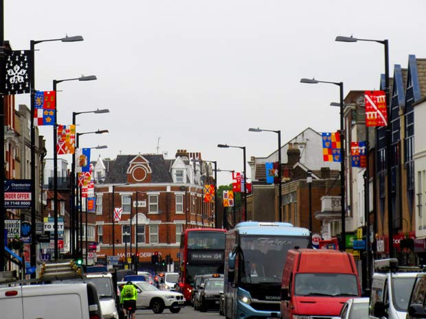 Heraldic banners from the time of the Battle of Barnet are part of the ongoing project to promote Barnet’s historic role in the Wars of the Roses