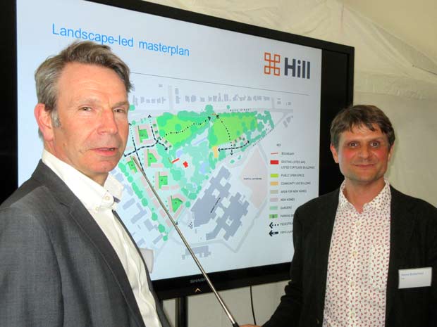 Nearby residents were told of plans to redevelop Whalebones at a workshop led by Colin Campbell, head of strategic land, at builders Hill and Alexis Butterfield of architects Pollard Thomas Edwards