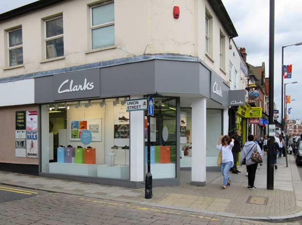 Clarks shoe shop - a favourite for Barnet families