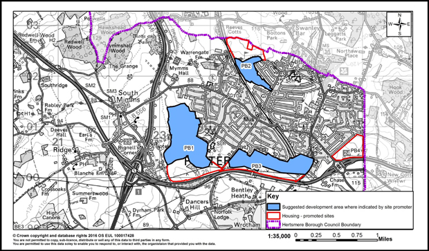 Potential sites for Housing and Employment