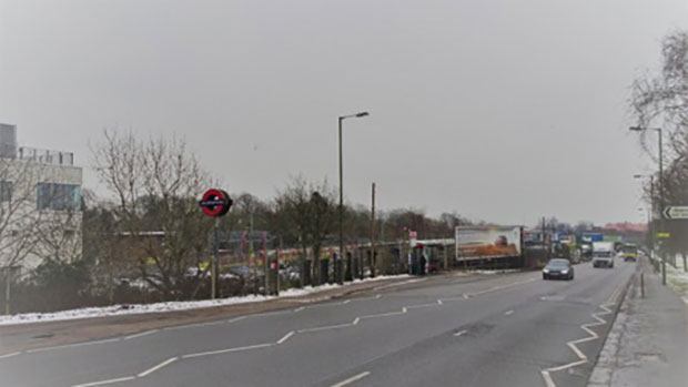 Barnet Hill (Station Approach on the left).  Will the development be at the top or bottom - or both?